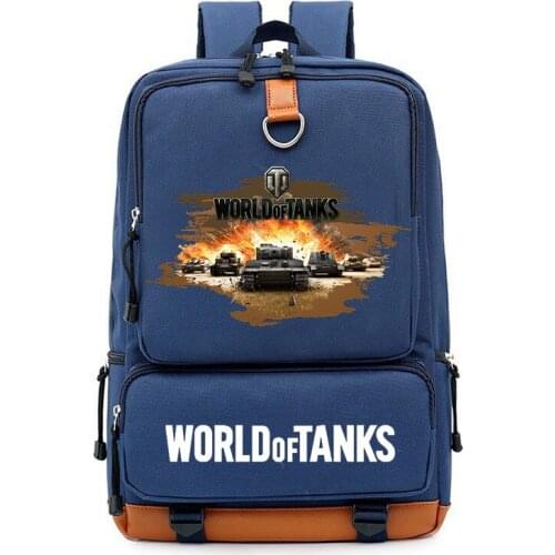 Game World Of Tanks Backpack For Boys Girls Travel Shoulder Backpack Men Women Large Capacity Daily Bookbag Mochila