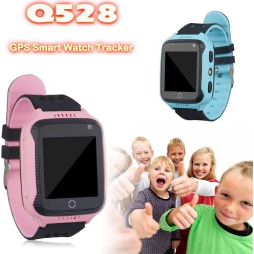 GPS Watch Q528 1.44 Inch touch Screen GPS Smart Watch for kids with health and trace camera electronic fence multiple location