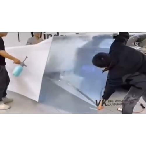 TPU PPF Heat Insulation Glossy Car Skylight Film Ice Blue Roof VLT 36.3% UVR 100% Film Stickers Auto Protective styling