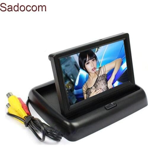 4.3" 4.3 inch TFT LCD display monitor car DVD players LCD monitor Color Car Rearview Monitor for Car Reverse camera