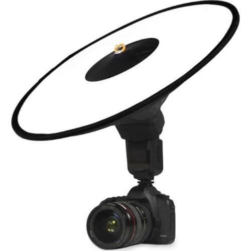 Universal 44cm Round Studio Flash Softbox Speedlite Diffuser Reflector Strap for Canon Nikon Sony Yongnuo
