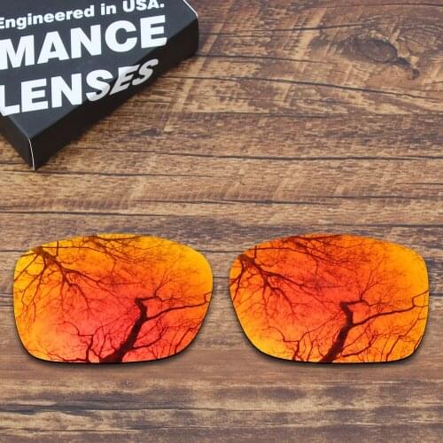 ToughAsNails Polarized Replacement Lenses for Oakley TwoFace Sunglasses Fire Red Mirrored