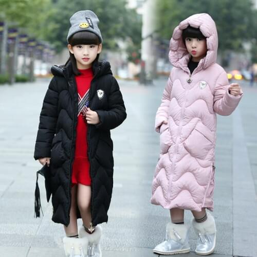 Girls Winter Jackets Baby Outdoor Warm Clothing Thick Coats Windproof Childrens Cotton Jackets Kids Winter Hooded Outerwear