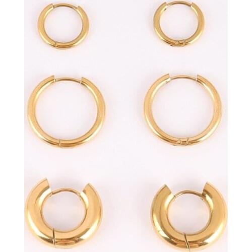 ZUUZ Women's Gold Earrings