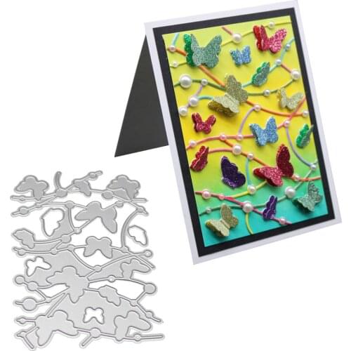 1PCS Butterfly Metal Cutting Dies For DIY Scrapbooking Album Paper Cards Decorative Crafts Embossing Die Cuts
