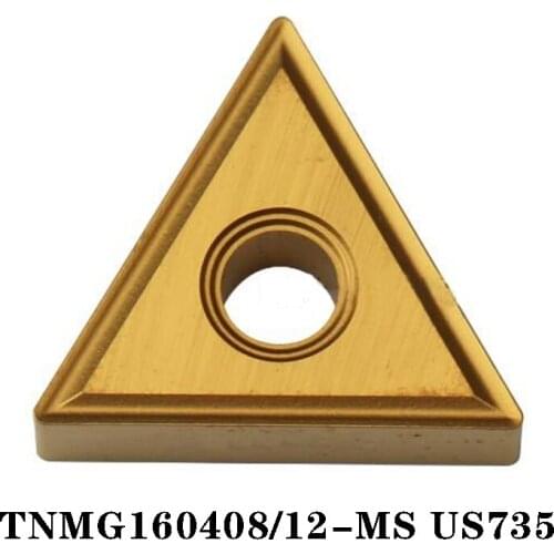 100% Original TNMG TNMG160408 MS US735 TNMG160408 MS 10pcs CNC lathe Insertion Carbide Insert Imported From Japan High Efficient