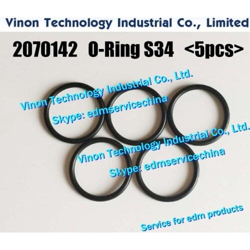 2070142 edm О-Ring Sealer S34 (price is for 5pcs/bag), sealing ring for S odick wire edm machine