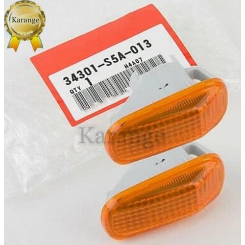34301-S5H-T02 34301-S5A-013 Turn Signal Light Housing Cover Fender Side Lamp For Honda Civic City Stream Odyssey CR-V FIT JAZZ