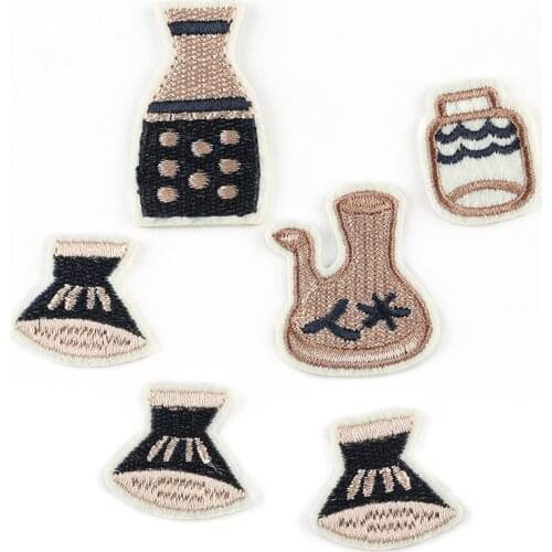 50pcs/Lot Weird Stuff Embroidery Patches Letters Clothing Decoration Accessories Diy Iron Heat Transfer Applique Cute Patch