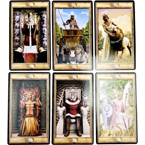 Authority Tarot Cards Exquisite Lllustrations Open Your Inner Temple Tarot Game Full English Version Family Party Game Cards