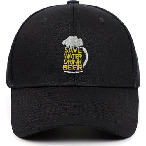 Beer baseball cap hip hop casual cotton embroidery beer cup snapback hat outdoor sports dad hat bone drop shipping