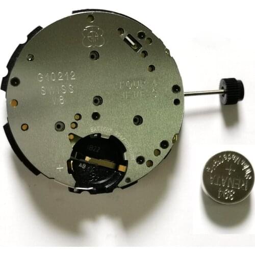 Watch Movements With Battery Date At 4" For Swiss ETA G10.212 Watch Parts Single Calendar Quartz Movements Watch Accessories New