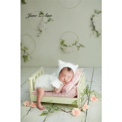 Baby full moon baby angel ear wool one piece suit hat+bodysuit studio shooting outfits