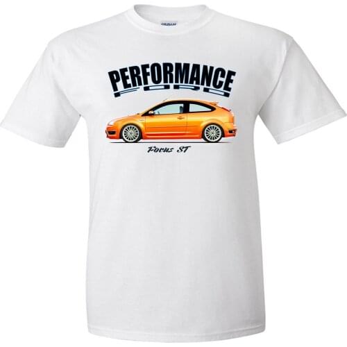 Fashion 2019 Summer Brand Clothing O-Neck Short Sleeve American Car Fans Focus St 225 T-Shirt.Modified. Slammed.Rock T Shirts