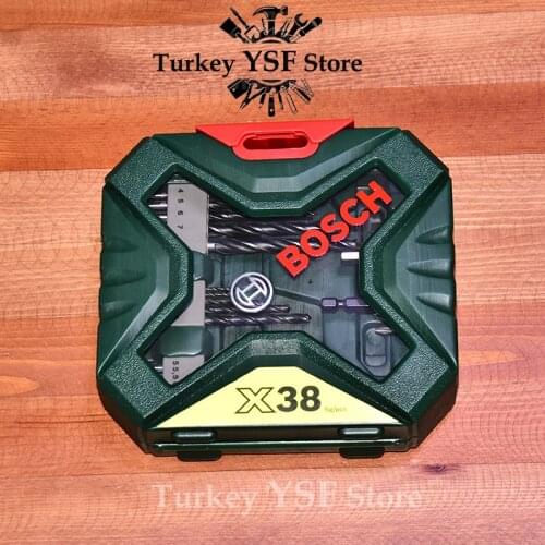 Bosch Drill Bit set Bosch X38 Impact Drill Tools Twist Drill Bit Electric Bit Professional Power Tool Wood Massonary Metal Bits