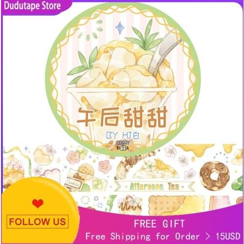 Dessert Journals Washi Tape Stickers Landscaping Afternoon Sweet Special