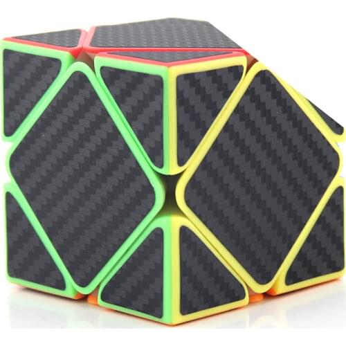 Original High Quality MoYu MeiLong Skewbed Magic Cube Carbon Fibre Sticker Skewed Speed Puzzle Christmas Gift Ideas Kids Toys