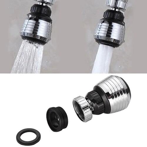 360 Rotate Swivel Water Saving Kitchen Faucet Tap Aerator Nozzle Filter Adapter Filter Diffuser Water Saving Nozzle Faucet Conne