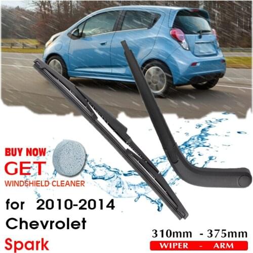 Car Wiper Blade Rear Back Window Windscreen Windshield Wipers Auto Accessories For Chevrolet Spark Hatchback 310mm 2010-2014
