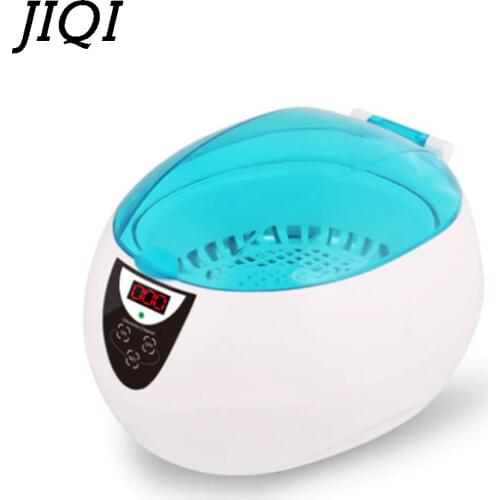 JIQI Digital Ultrasonic Cleaner Ultrasound Wave Cleaning Washing Bath Glasses Jewelry Watch Denture Washer 110V 220V EU US Plug