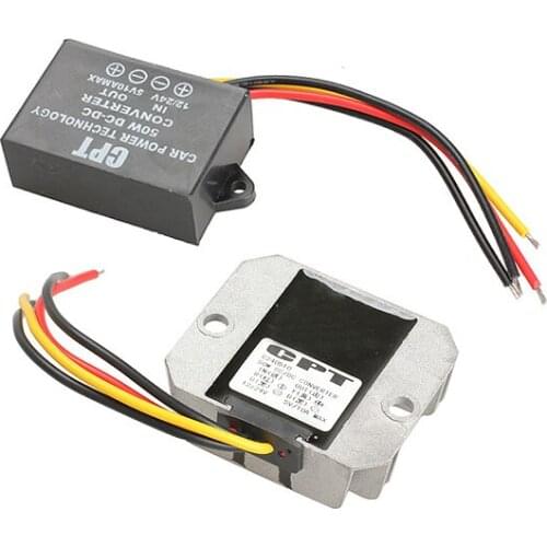 High Quality DC-DC Converter Step-Down Buck 12V/24V to 5V 10A 50W Car Power Adapter for Universal Car