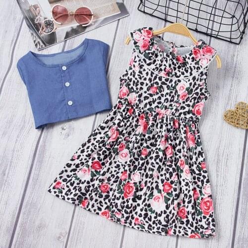 YOYOSHOW 2021New Readystock Autumn & Spring girls dress set fashion clothes girl outfits 2-6 years old girls blouse set