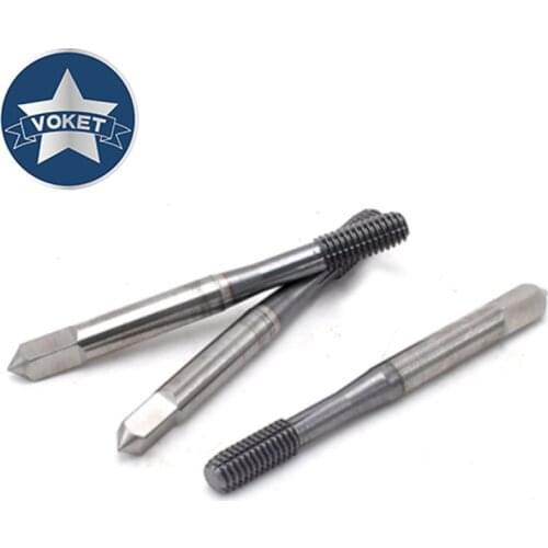 10PCS HSSE With Ticn Forming Tap UNC 2-56 3-48 4-40 5-40 6-32 8-32 10-24 12-24 1/4 5/16 3/8 7/16 1/2 Machine Screw Thread Taps