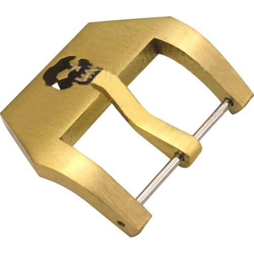 22/24/26MM Stainless Steel / Bronze Skull DIY Carving Watch Buckles Watch Clasps For PAM382 PAM507 PAM508 PAM000 PAM111 PAM517