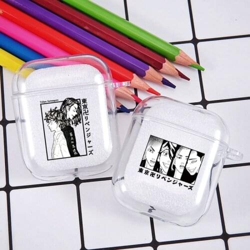 Anime Tokyo Revengers Earphone Case for Airpods 1 2 Wireless Bluetooth Earphone Cover Soft Clear Cases Capa