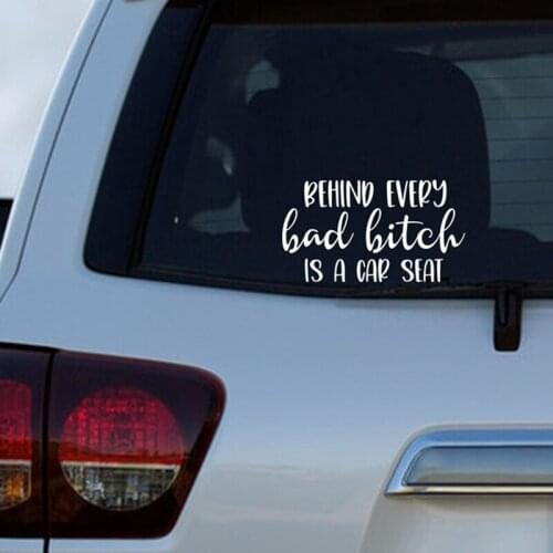 Baby on Board Vinyl Decal Behind every bad bitch is a cars eat Vinyl car decal vinyl car sticker Baby on board decal Decor H229