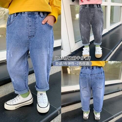 New Arrive Spring Autumn Jeans Pants Boys Kids Trousers Children Clothing Teenagers Formal Outdoor High Quality