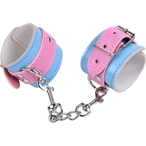 Fetish Sex Bondage Handcuffs Anklecuffs Erotic Sex Bondage Restraints Flirt Adult Games for Couples