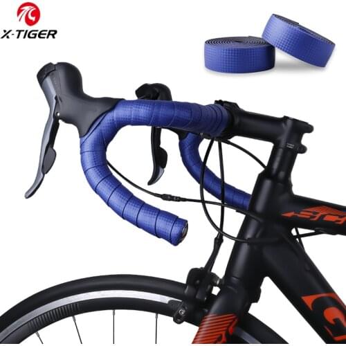 X-TIGER Bicycle Handlebar Tape Road Bike Anti-slip Silica Gel Belt Shock Absorption Handle Tape Cycling Handlebar Accessories