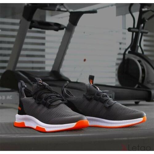 Letao New Season Smoked Orange Summer Male Women 'S Light Casual Ventilate Sports Walking Lace-Up Sneaker Shoes