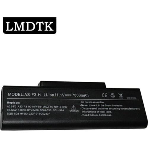 LMDTK New laptop battery For ASUS F2F F2Hf F2J F2Je F2 F3 F3E F3F F3H M51A M51Kr M51Se M51,90-NI11B1000 90-NIA1B1000 A32-F3