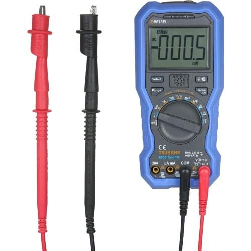 OWON OW18B BLE 4.0 Multimeter True RMS Digital Multimeter with Wireless Connection Data Log Auto-ranging AC/DC Voltage Current