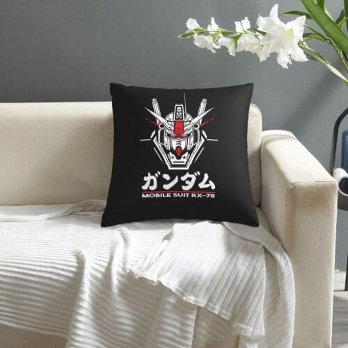 Gun Man Mechan pattern print Cushion Cover Decorative Pillowcase Chair Seat Square Car Pillow Cover Home Living Textile