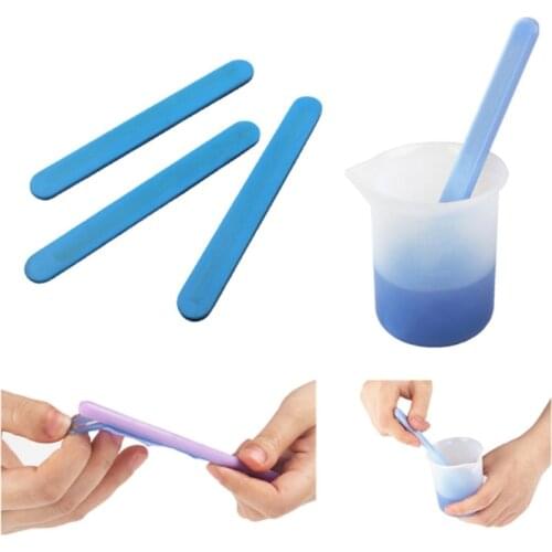 6 Pcs Resin Glue Tools Set Measuring Cups Stirring Sticks UV Epoxy Resin Casting DIY Crafts Jewelry Making Tool Kit