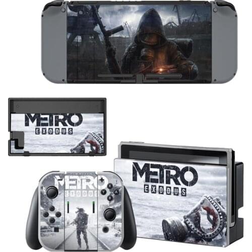 Metro Exodus Nintendo Switch Skin Sticker NintendoSwitch stickers skins for Nintend Switch Console and Joy-Con Controller VInyl