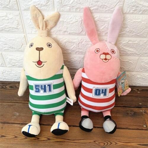 New cartoon Usavich Prison Rabbit Plush Toys Cute Soft Stuffed t bunny Dolls For Kid Birthday Gift
