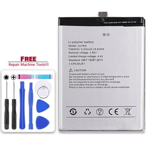 2021 New 5150mAh Battery For UMI Umidigi F1/ F1 Play/ S3 Pro /S3Pro / F1Play Bateria Batteries