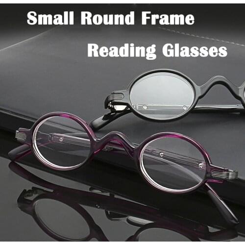 Retro Mini Round Frame Reading Glasses Men Women Ultralight High Quality Magnifying Reader Presbyopic Glasses Leopard +150 250