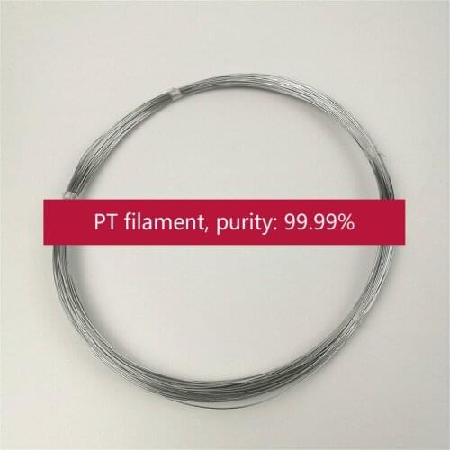 Platinum wire electrode diameter 0.3/0.4/0.5/0.6/0.7/0.8/0.9/1.0mm length 10cm purity 99.99