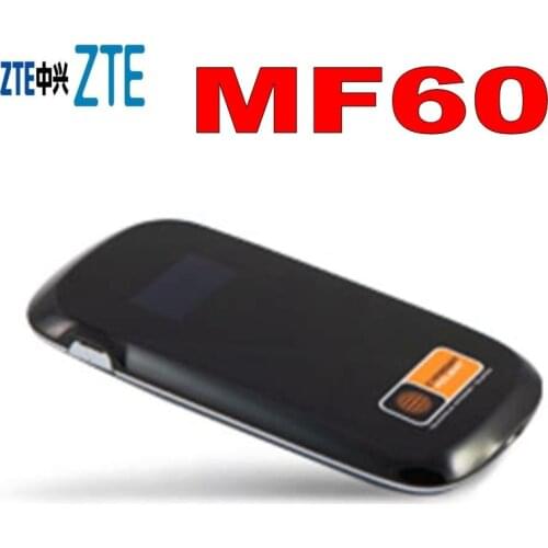 Unlocked ZTE MF60 21.6M WCDMA wifi wireless router 3G modem dongle pk mf61 mf90 mf91