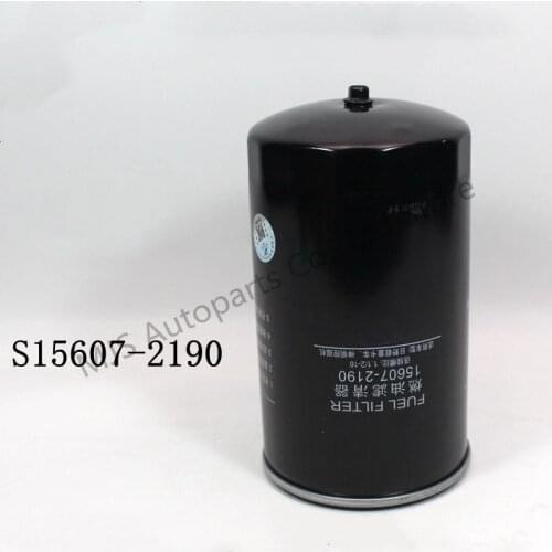 S15607-2190 Oil Filter For Hino 15613-E0120 Excavator Pump Truck Filter Kobelco Excavator S1560-72190 15209-Z5001 C-1316 P502364