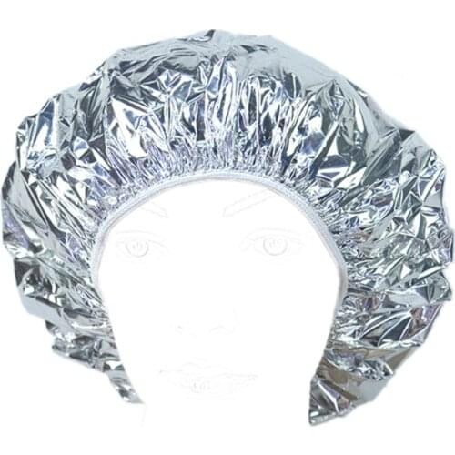 Salon Aluminum Foil Baking Oil Hair Cap Portable Nourishing Dry Disposable Shower Cap Waterproof Ultra-thin Bath Hat Hoods