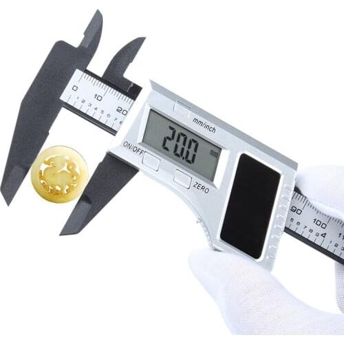 Solar Digital Display Vernier Caliperdigital Calipers Electronic Digital Vernier Caliper Metal Micrometer Measuring Tool CALIPER