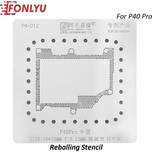 Amaoe Steel Mesh For Huawei Mate 20Pro Honor P20Pro P30Pro P40Pro Nova 7Pro Tin Planting Mesh Planting Table With Anti Druing