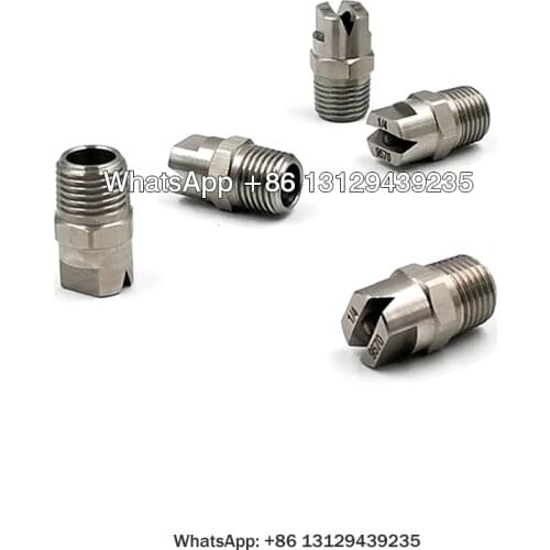 HU Standard Angle 1/4 Inch Stainless Steel Flat Fan Spray Nozzle,High Pressure Washer Spray Flat Fan Nozzle,SS316 HU Spray Nozzl