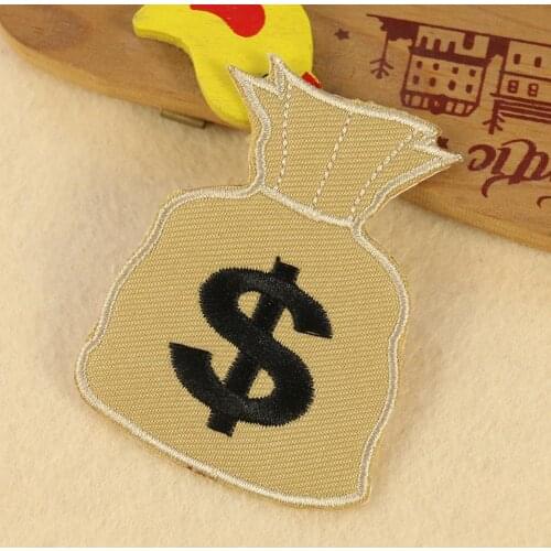 Exquisite Money Bag Embroidery Cloth Sticker Accessories Cloth Stickers For Clothes Good luck Decorative Patches